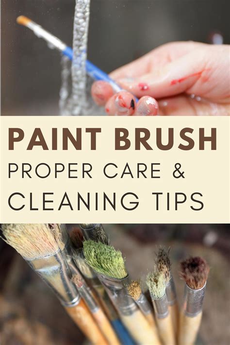 Sådan Care For En Stiv Paint Brush